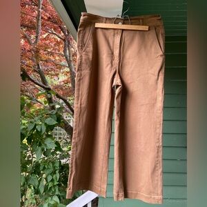 Everlane High Rise Wide Leg Pants - Biscuit - 14